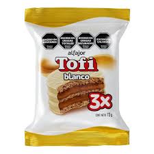 ALFAJOR TOFI TRIPLE BLANCO