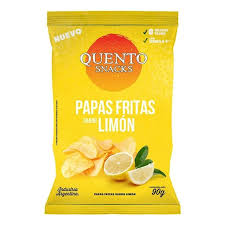 QUENTO PAPAS LIMON 82G